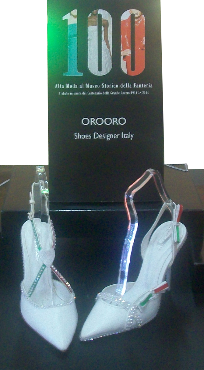 OroOro crea delle Scarpe tricolore per celebrare il Made in Italy