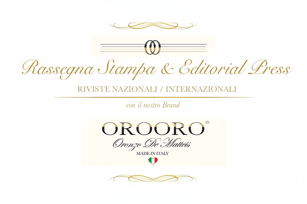 Il Brand OROORO® visto su ORA Magazine — Edicola Nazionale