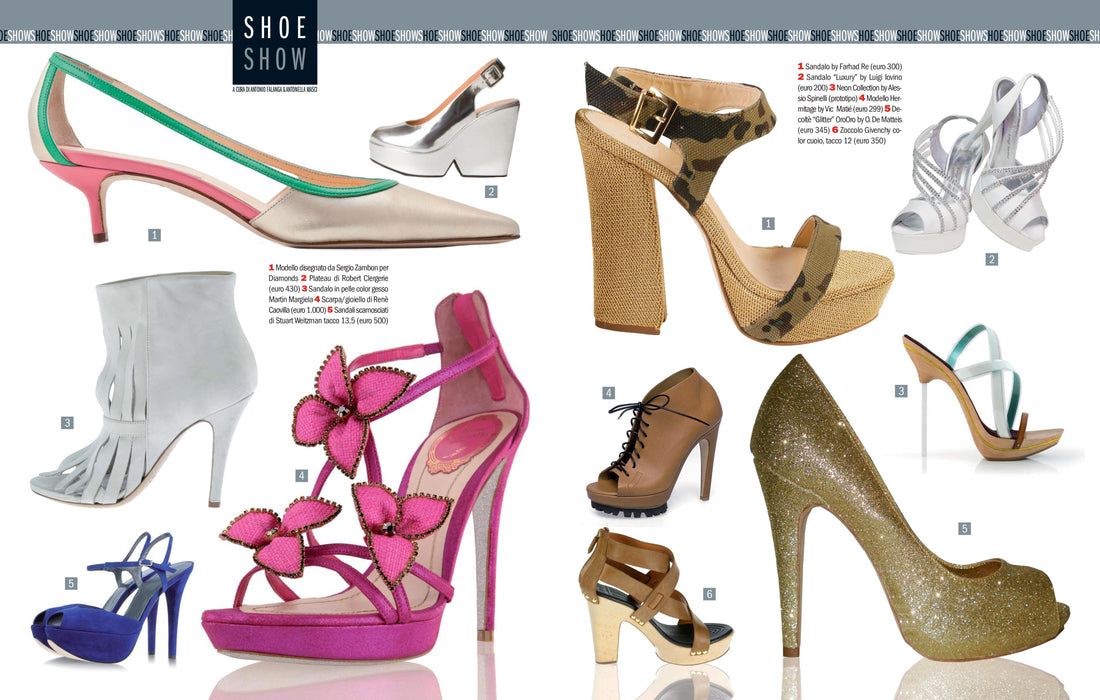 Shoe Show Sì Magazine — Décolletè Glitter OROORO® by O. De Matteis | Febbraio 2013
