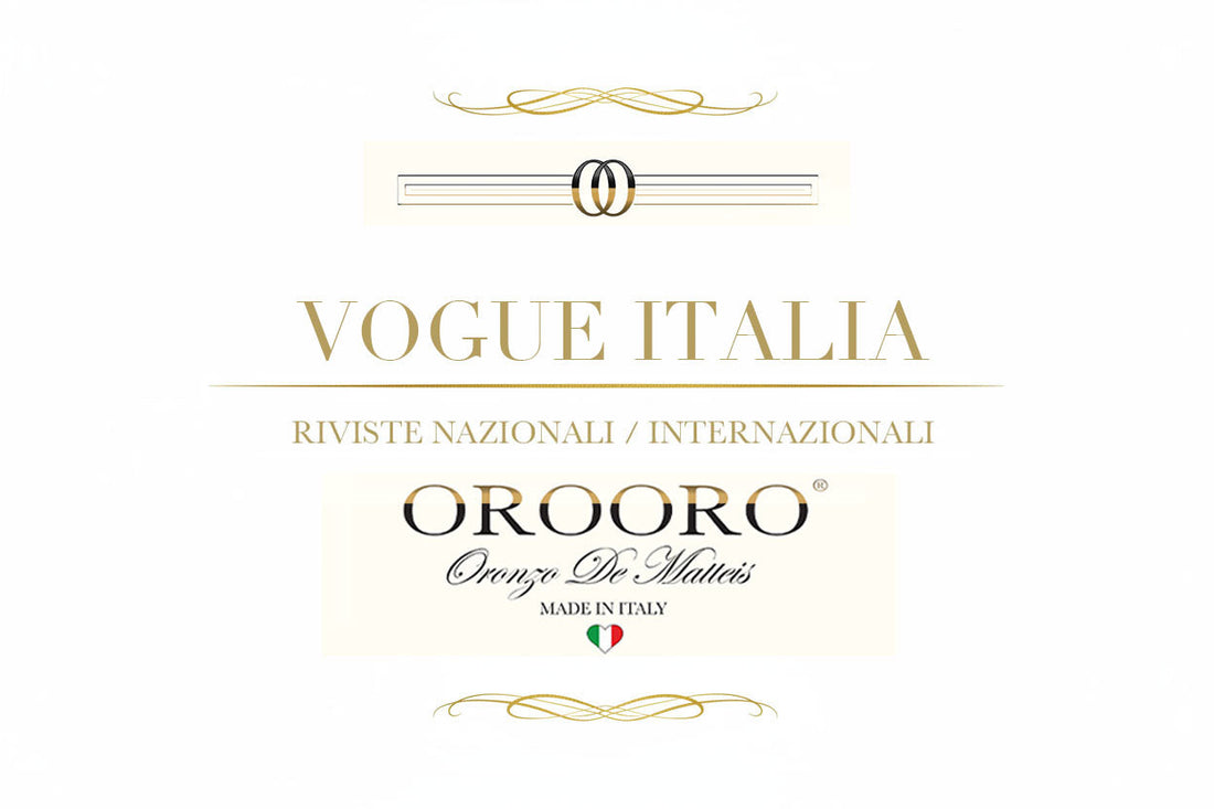 OROORO® visto su Vogue Italia — Alta Moda Internazionale, 50 Couture