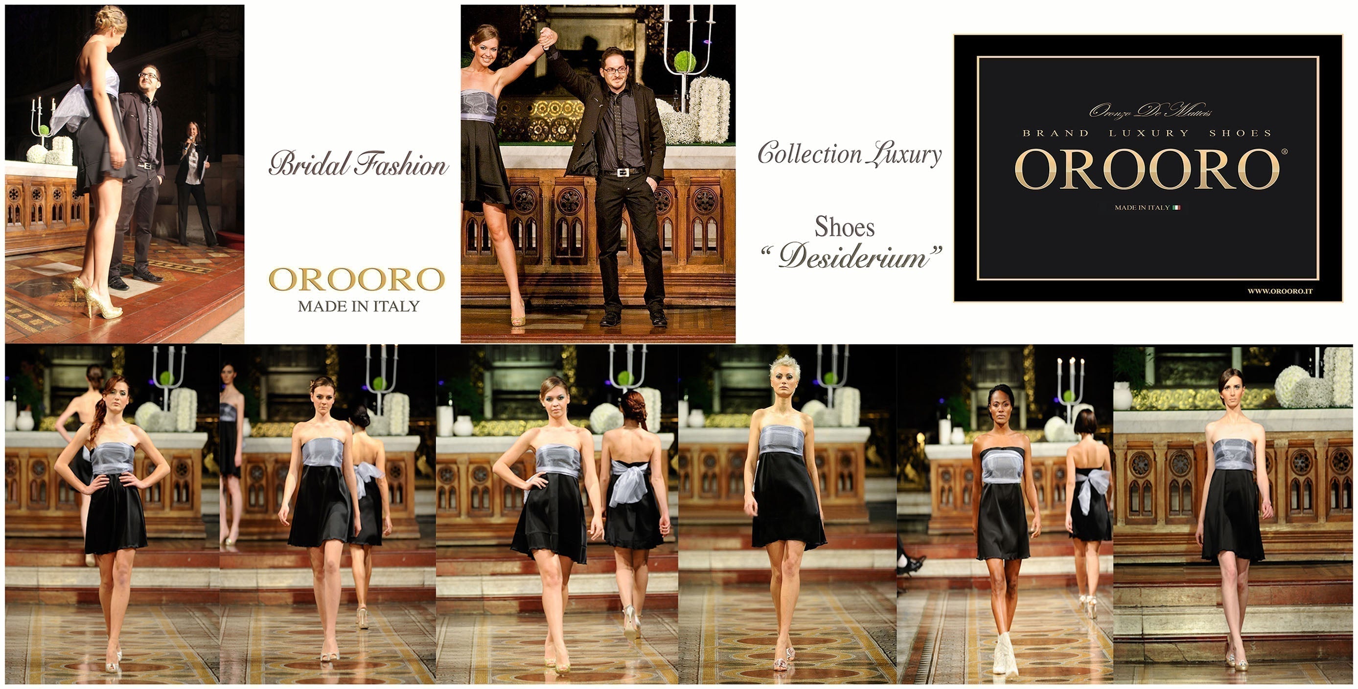 OROORO® a Roma Fashion White — La Collezione Desiderium di Oronzo De Matteis debutta nella Città Eterna