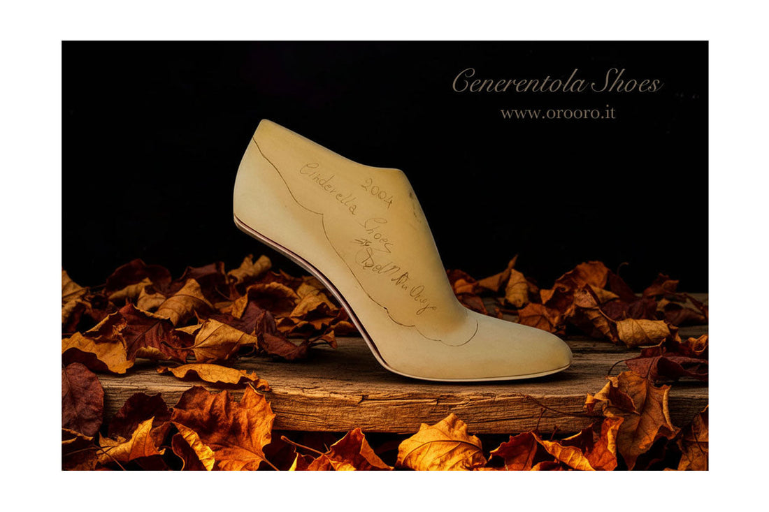 Il Designer Oronzo De Matteis Un Talento per la Scarpa 2004/05 — Al Grand Ballo con Cenerentola: la Fatidica Scarpa che ha dato vita all’asset OROORO®, ORORO® e ORO ORO®