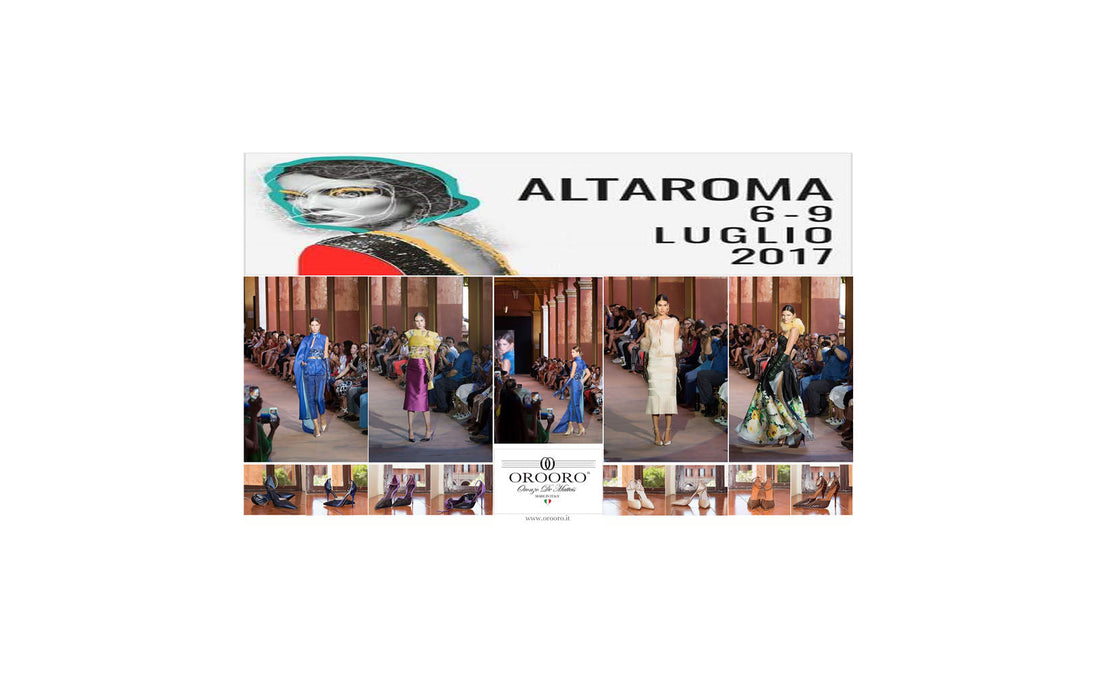Lo Stilista calzature di Lusso OROORO® Oronzo De Matteis sfila ad AltaRoma