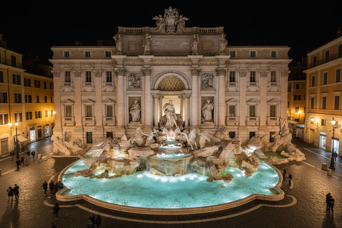 Shooting OROORO® at Beautiful Rome — Una Notte Senza Tempo alla Fontana di Trevi