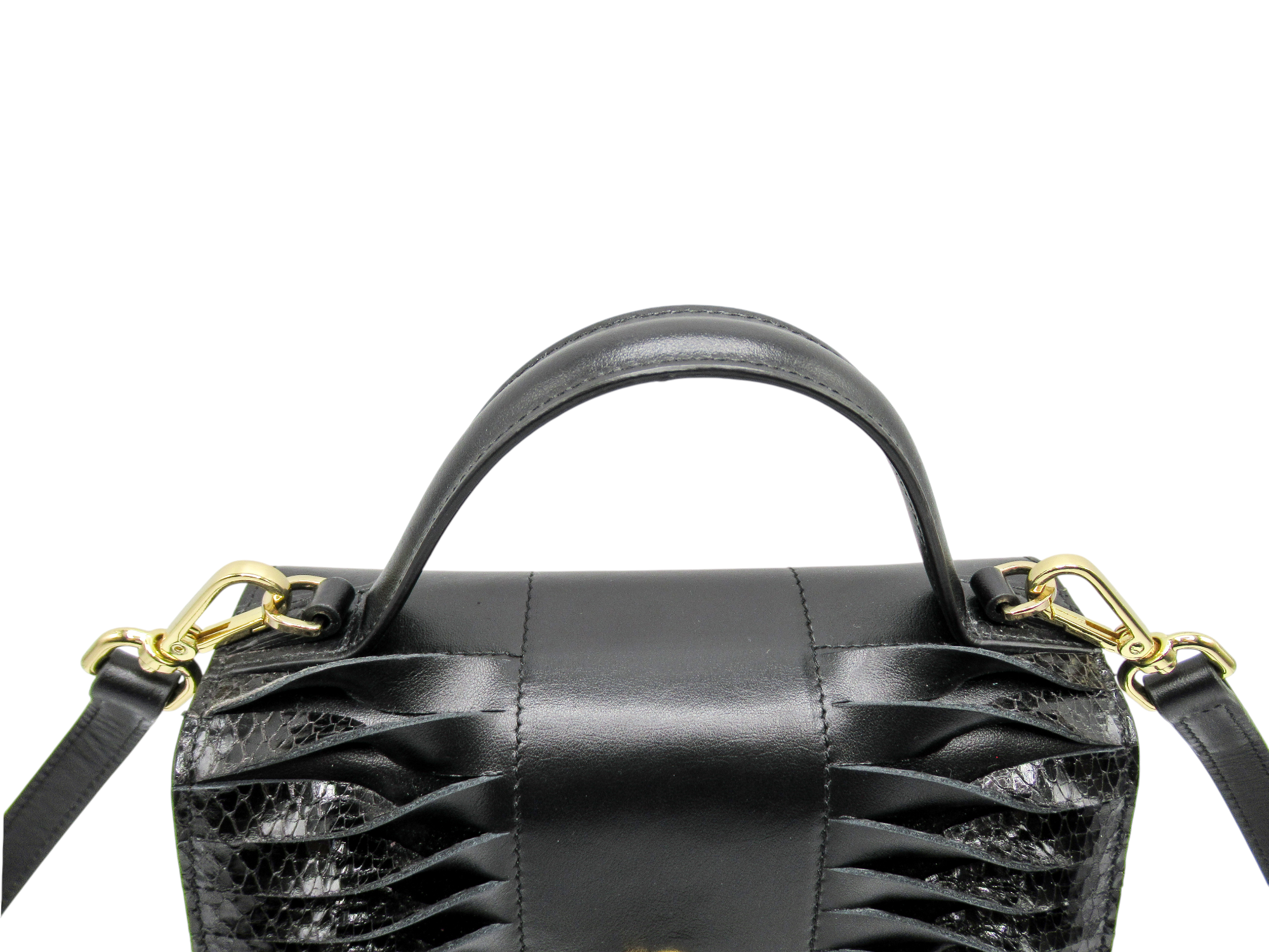 DIVÌ | Borsa in Nappa e Ajers con brillanti incastonati in Swarovski