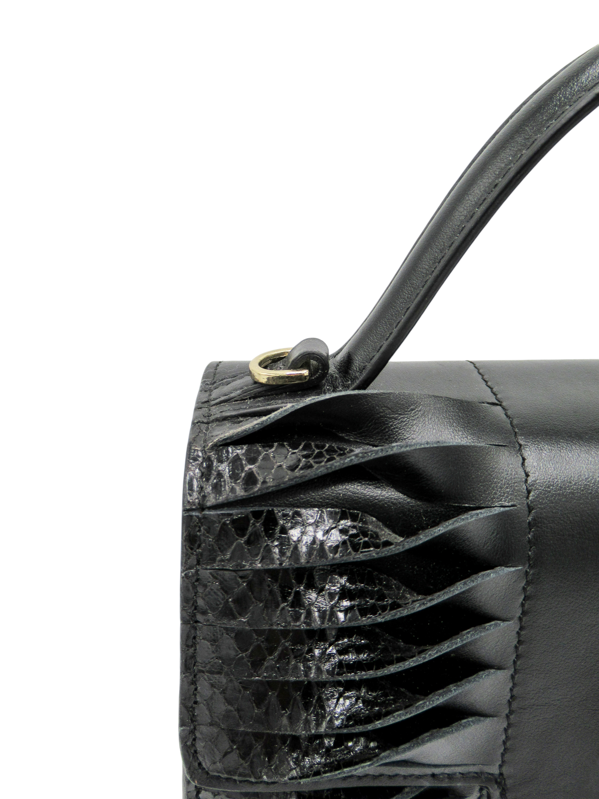 DIVÌ | Borsa in Nappa e Ajers con brillanti incastonati in Swarovski