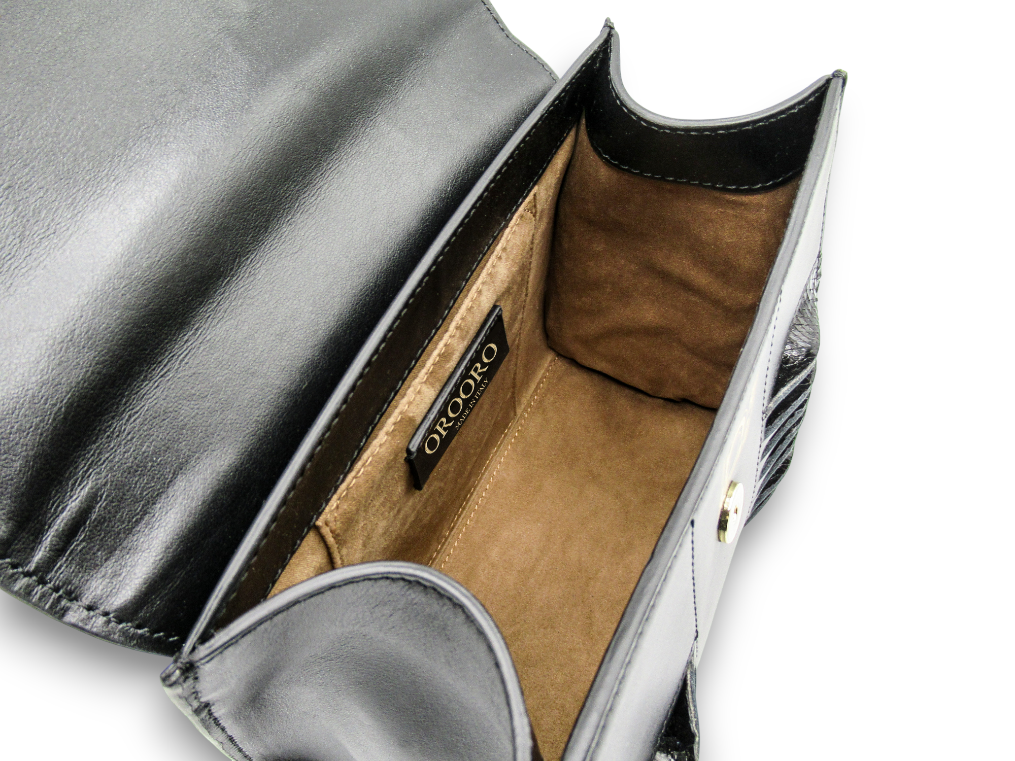 DIVÌ | Borsa in Nappa e Ajers con brillanti incastonati in Swarovski