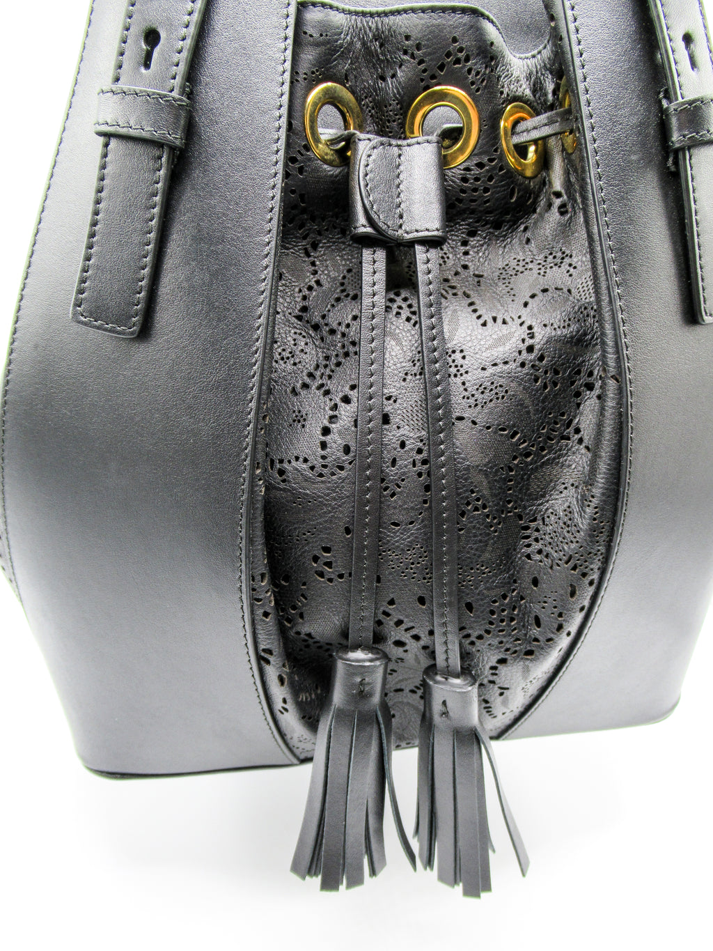 EDEN | Borsa in Pelle con Trafori Laserati e Cristalli Swarovski®