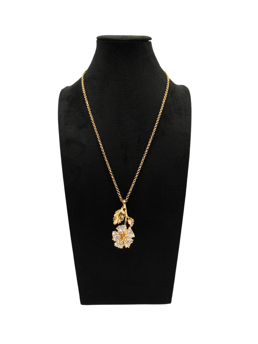 Collana Luce con pendente fiore impreziosito da swarovski