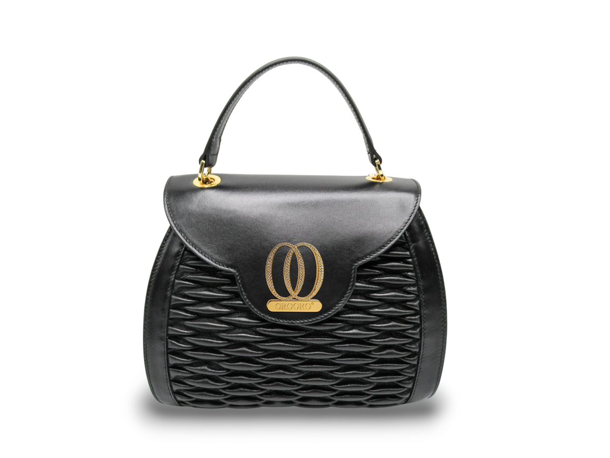 MUSA | Borsa in Pelle Nappa con Cristalli Swarovski®