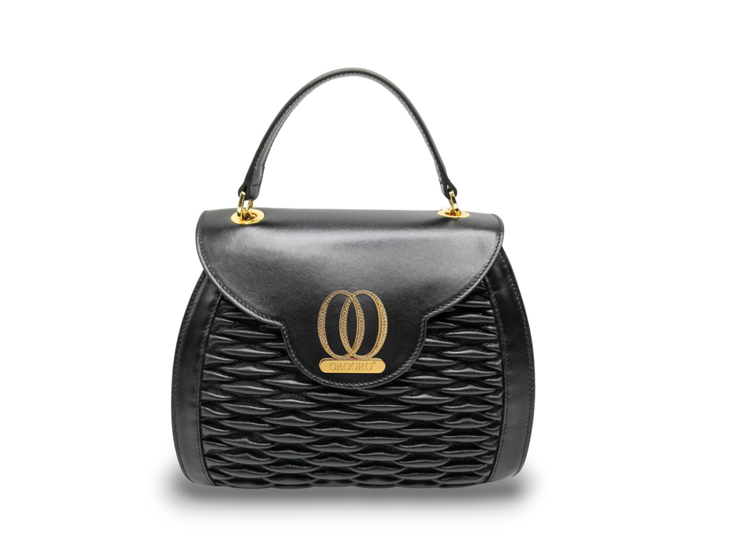 MUSA | Borsa in Pelle Nappa con Cristalli Swarovski®