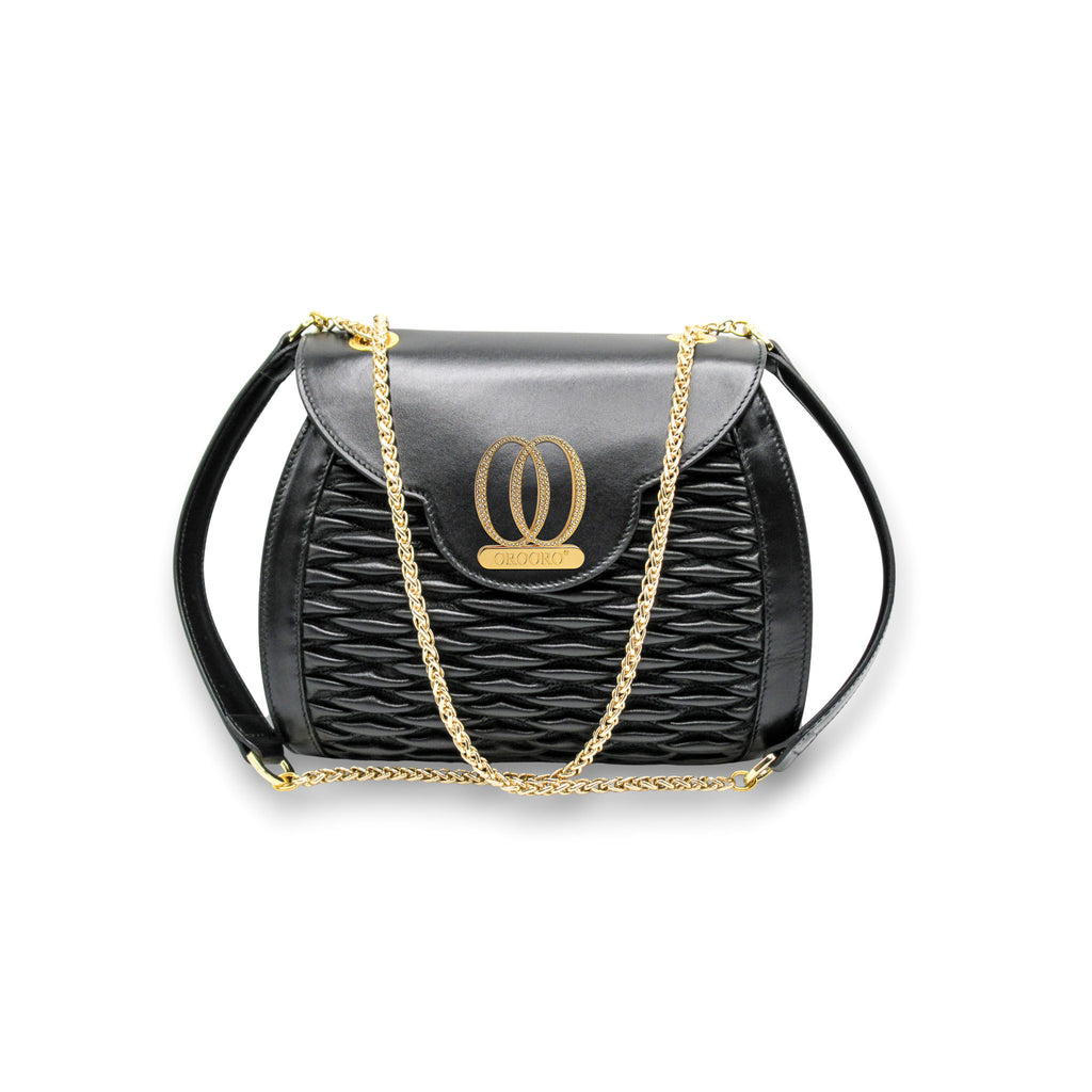 MUSA | Borsa in Pelle Nappa con Cristalli Swarovski®