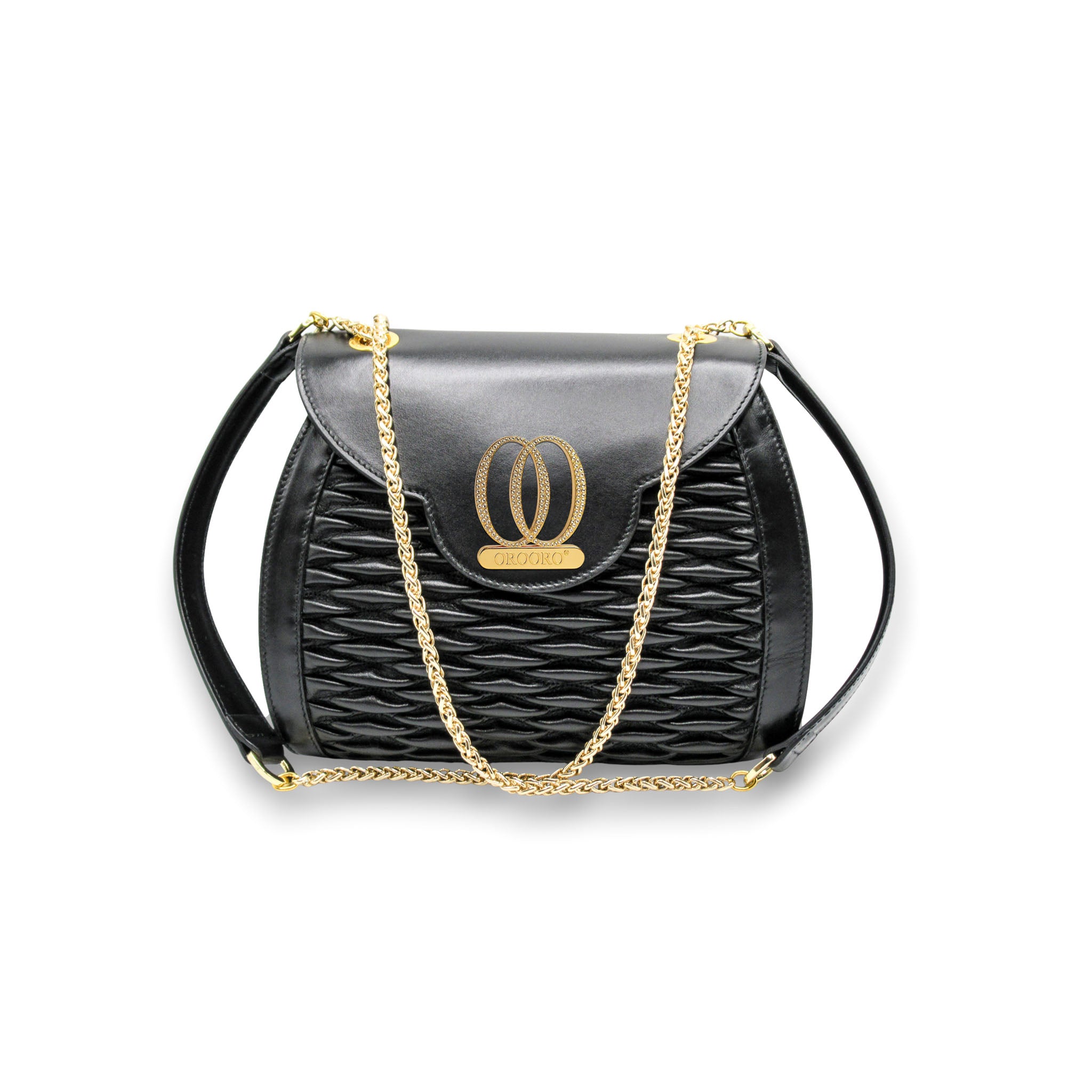 MUSA | Borsa in Pelle Nappa con Cristalli Swarovski®
