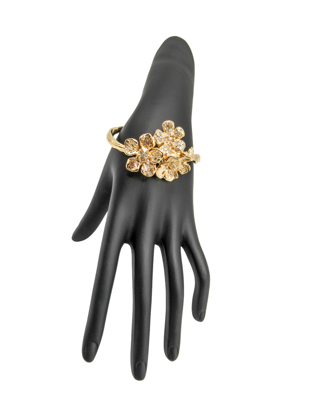 Bracciale Rose DESIDERIUM | Pendente Trio di Fiori con Cristalli Swarovski®