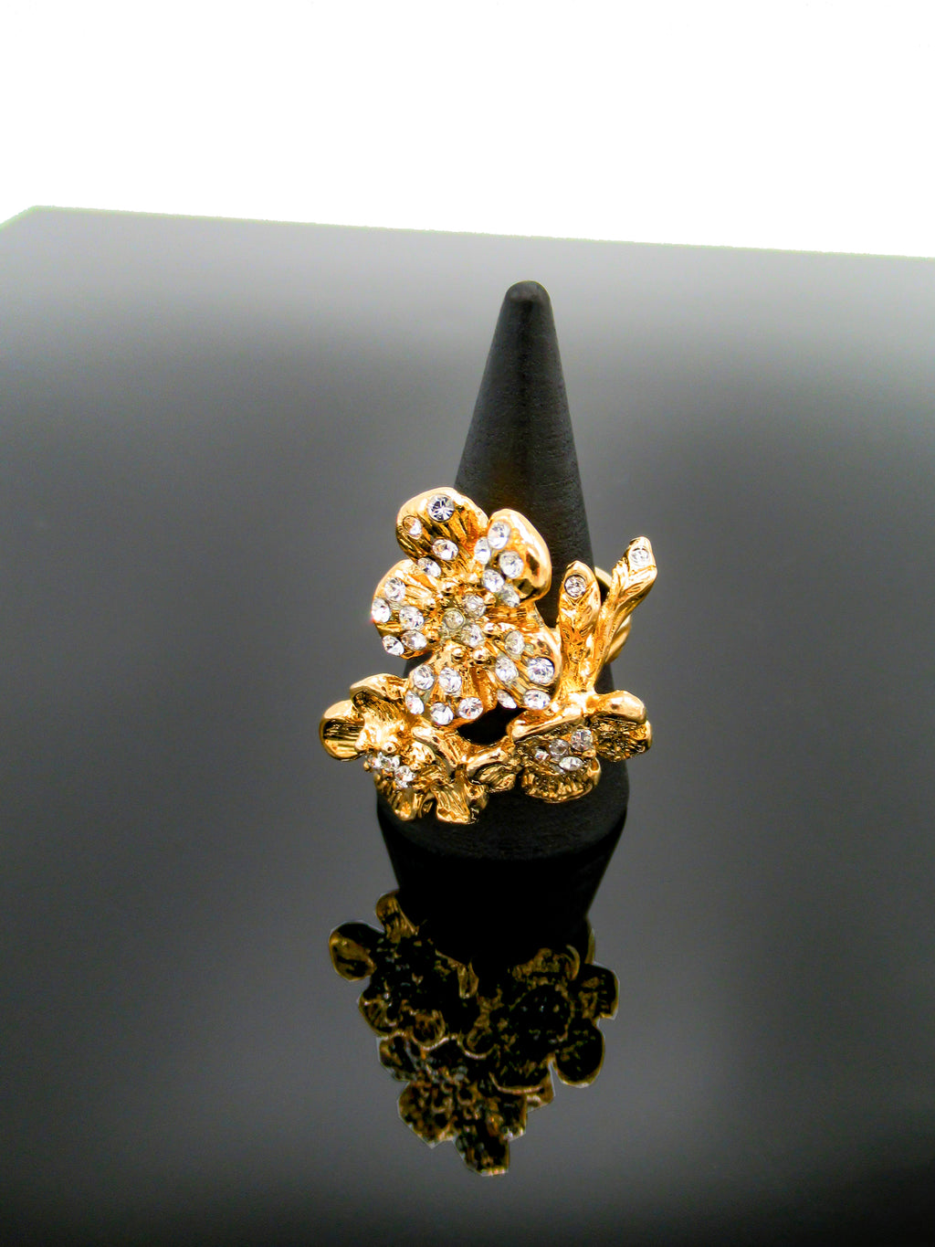 Anello Rose DESIDERIUM | Trio di Fiori con Cristalli Swarovski®