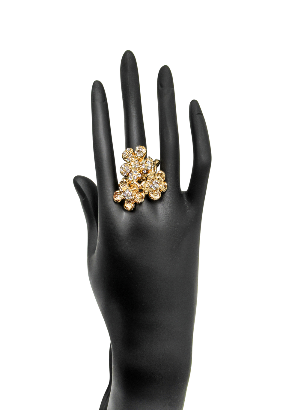 Anello Rose DESIDERIUM | Trio di Fiori con Cristalli Swarovski®