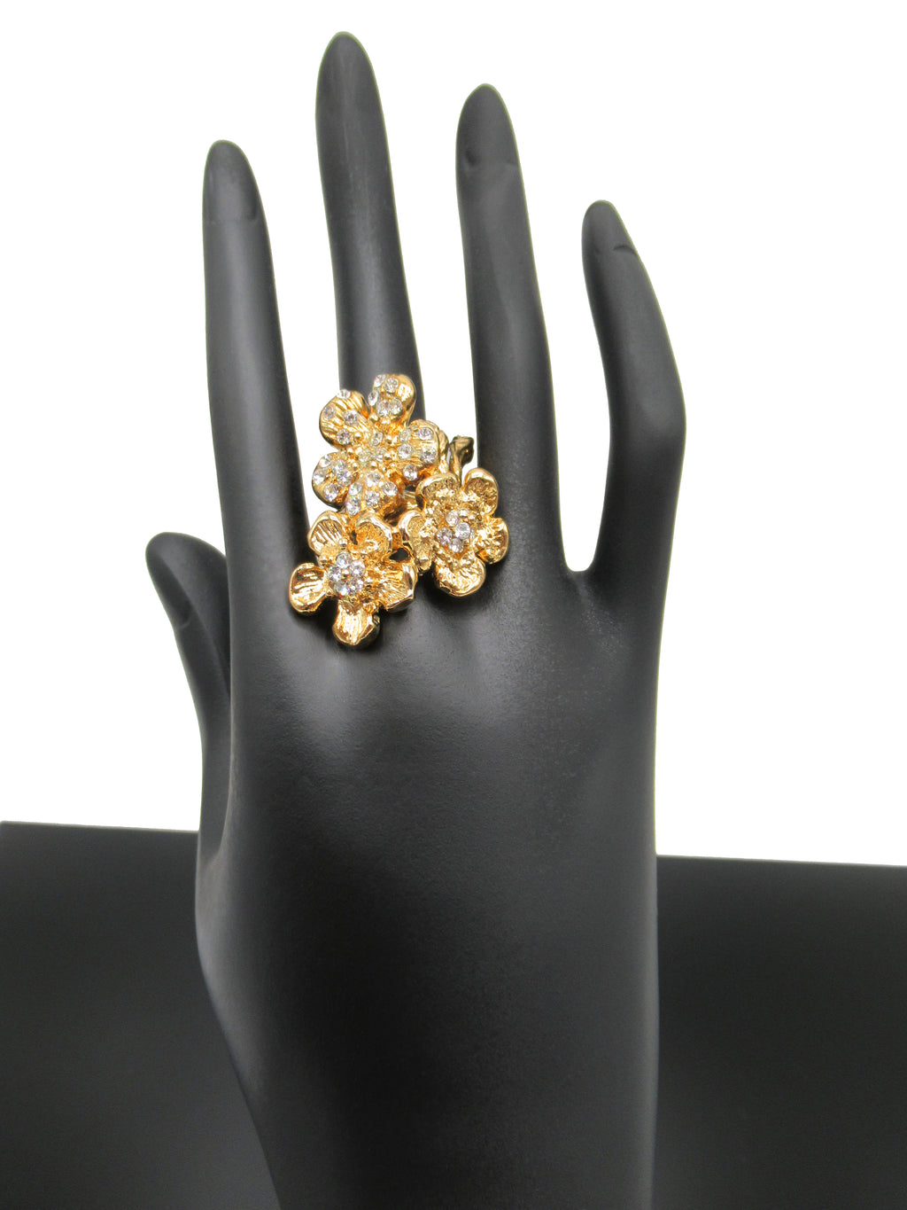 Anello Rose DESIDERIUM | Trio di Fiori con Cristalli Swarovski®