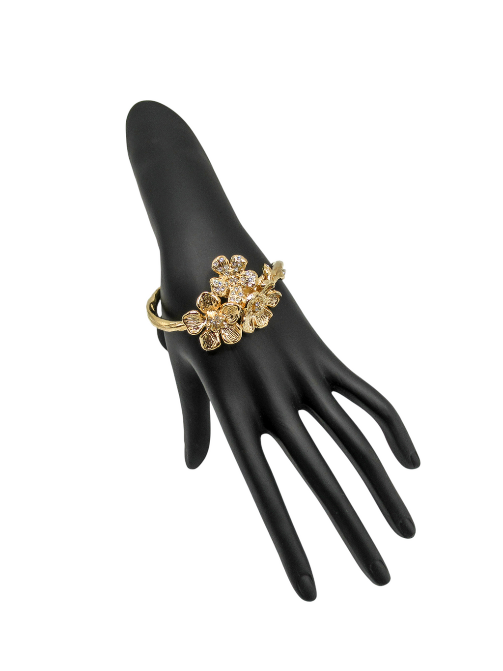 Bracciale Rose DESIDERIUM | Pendente Trio di Fiori con Cristalli Swarovski®