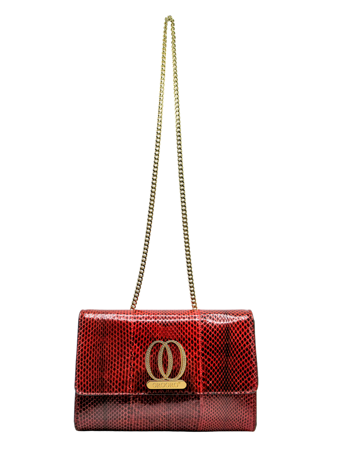 SEGRETO | Clutch in Pelle Ayers e Cristalli Swarovski®