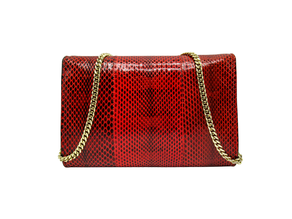 SEGRETO | Clutch in Pelle Ayers e Cristalli Swarovski®