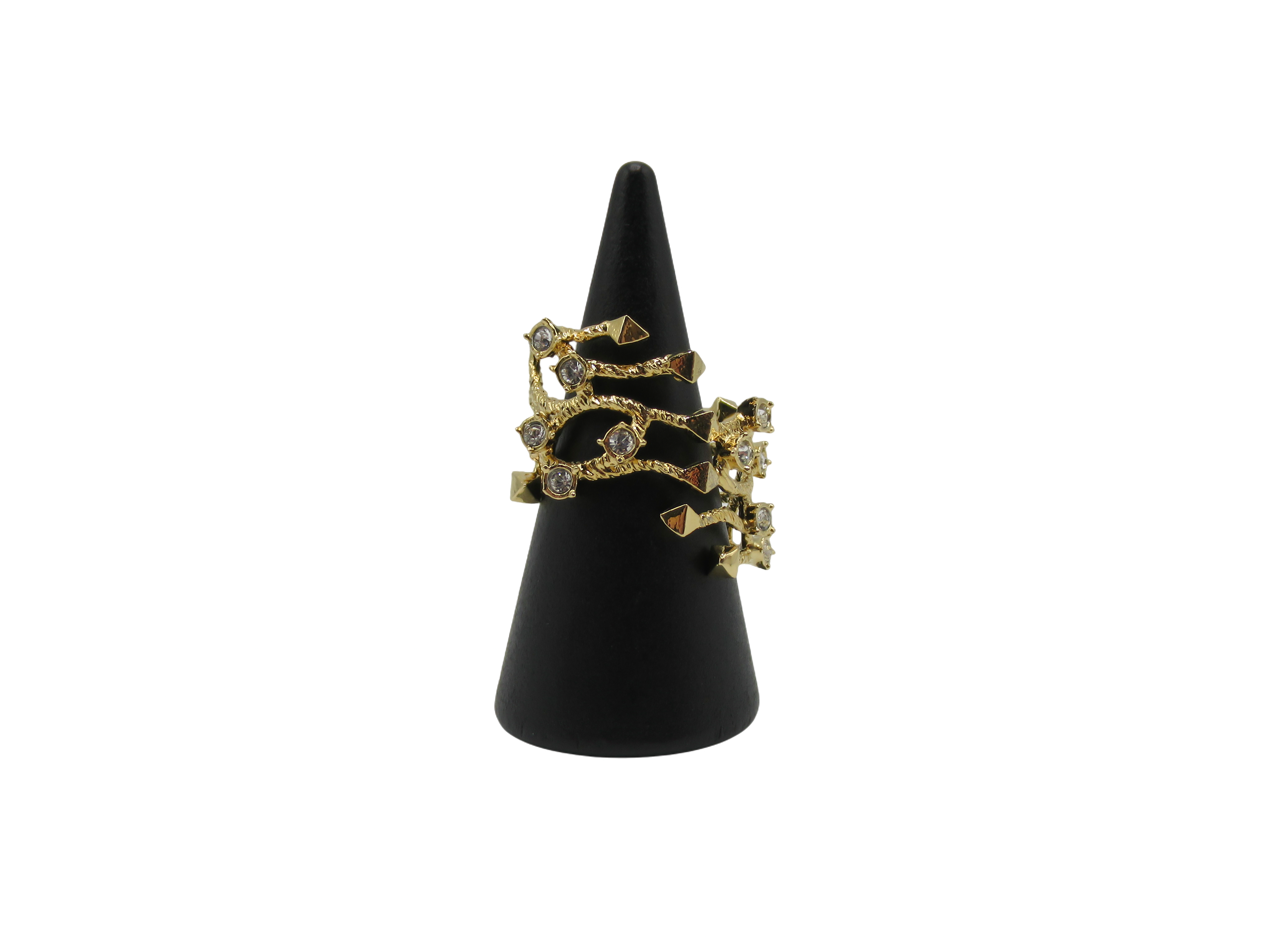 Anello Stelle Cadenti impreziosito da luminose e lucenti pietre swarovski