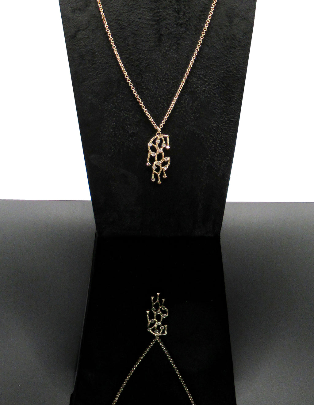 Collana Stelle Cadenti con pendente impreziosito da punti luce in swarovski
