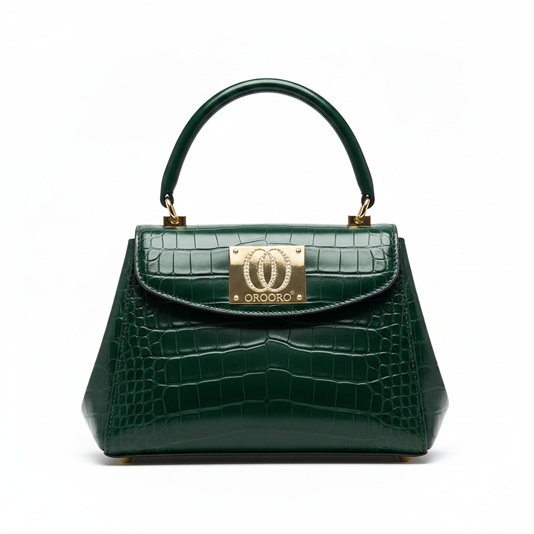 RHEA Borsa | Desiderium Bags — Pelle Stampa Coccodrillo | Edizione Limitata