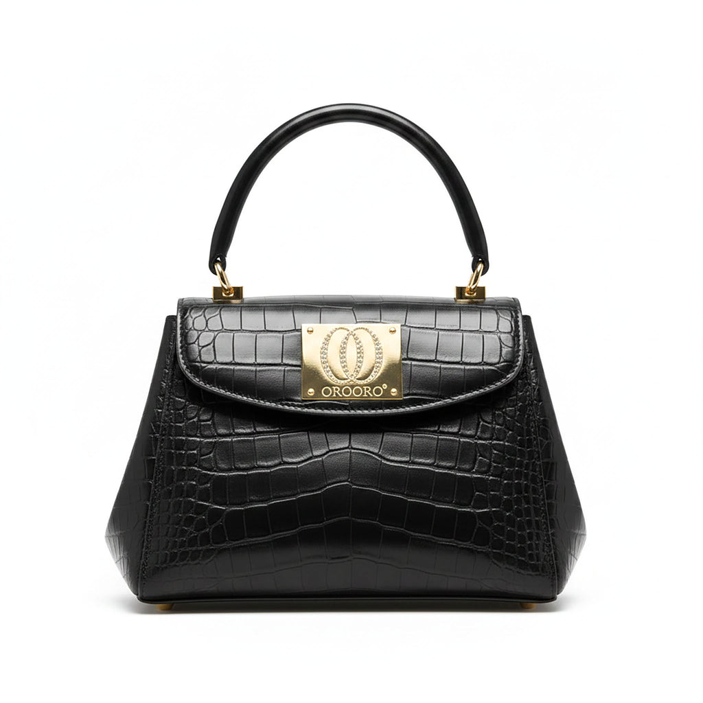 RHEA Borsa | Desiderium Bags — Pelle Stampa Coccodrillo | Edizione Limitata
