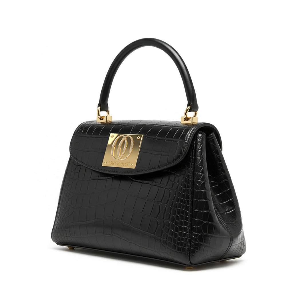 RHEA Borsa | Desiderium Bags — Pelle Stampa Coccodrillo | Edizione Limitata