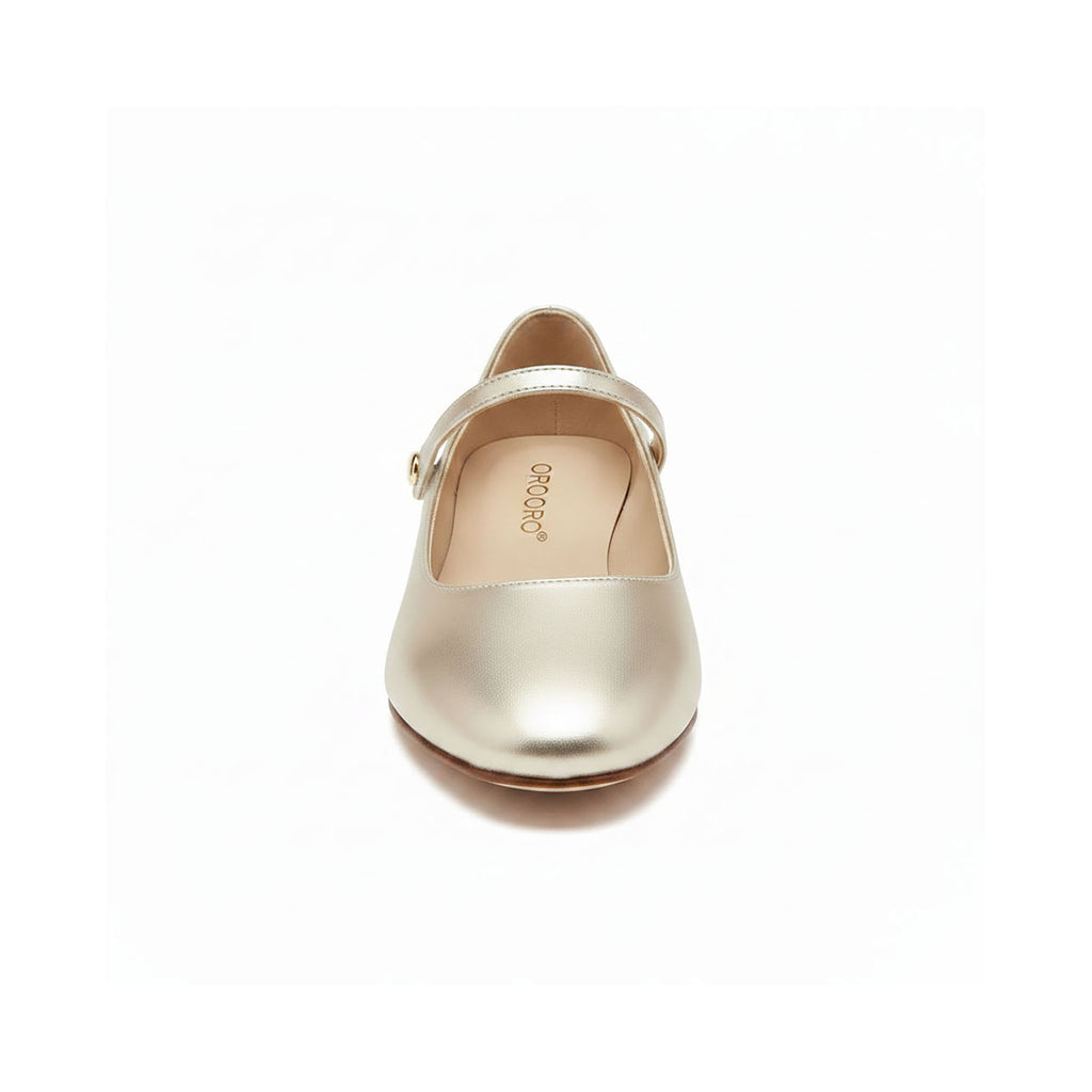 SELENE – Ballerina Flat | Desiderium Gold Edition | OROORO®