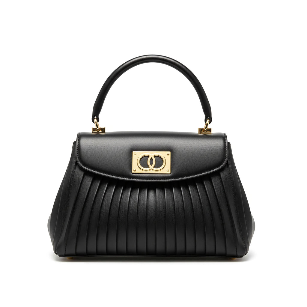 Borsa Hera Plissé| Desiderium Bags — Pelle Nappa Premium | Edizione Limitata