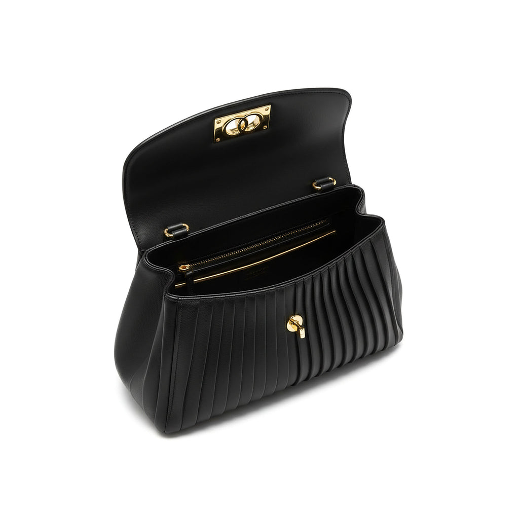 Borsa Hera Plissé| Desiderium Bags — Pelle Nappa Premium | Edizione Limitata
