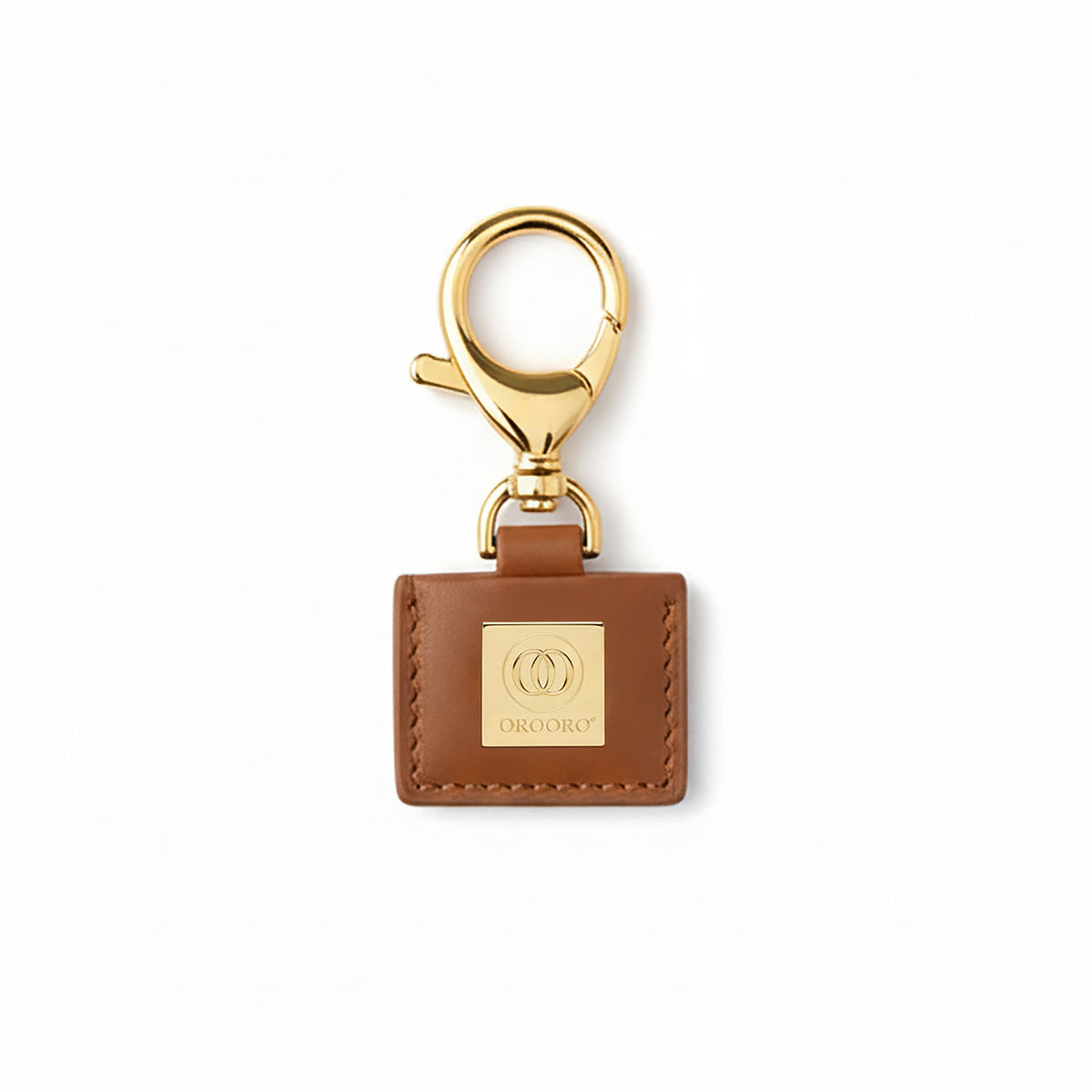 Portachiavi OROORO® Desiderium con Placchetta Gold Praline