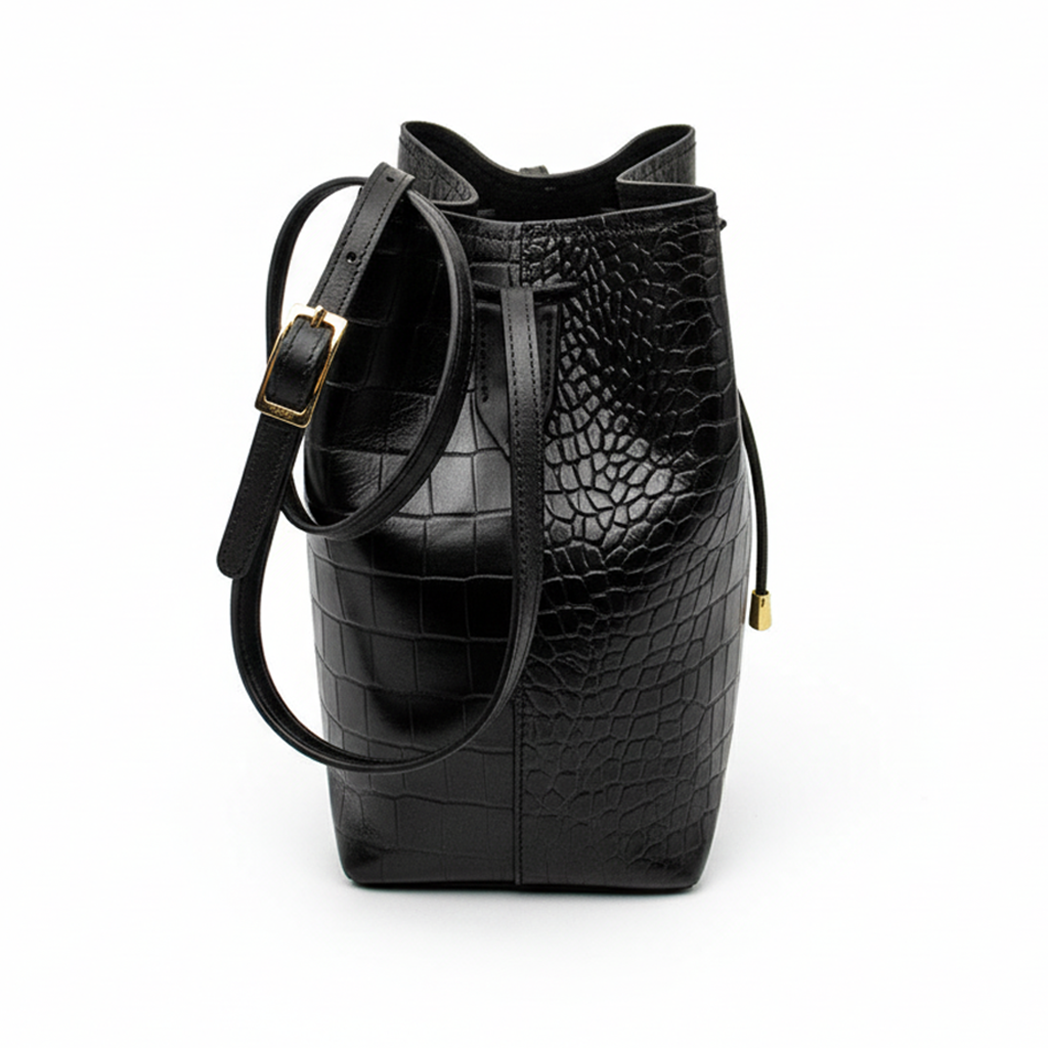 Borsa Zenith – Collezione Desiderium | Pelle Stampa Coccodrillo