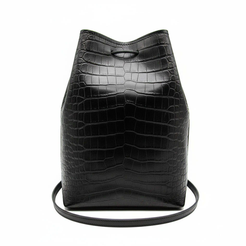 ZENITH | Borsa in Pelle Stampa Coccodrillo Collezione Desiderium