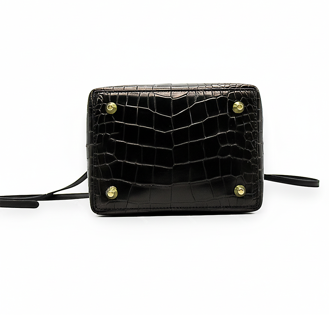 Borsa Zenith – Collezione Desiderium | Pelle Stampa Coccodrillo
