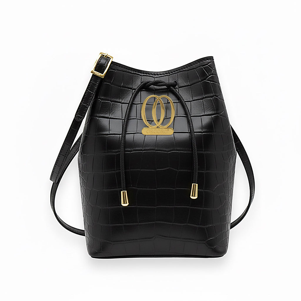 ZENITH | Borsa in Pelle Stampa Coccodrillo Collezione Desiderium