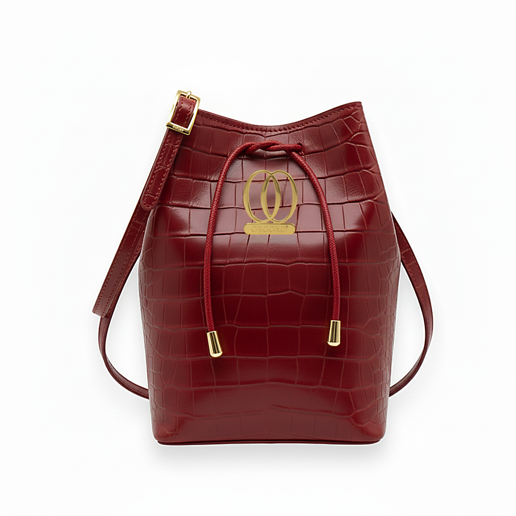 Borsa Zenith – Collezione Desiderium | Pelle Stampa Coccodrillo