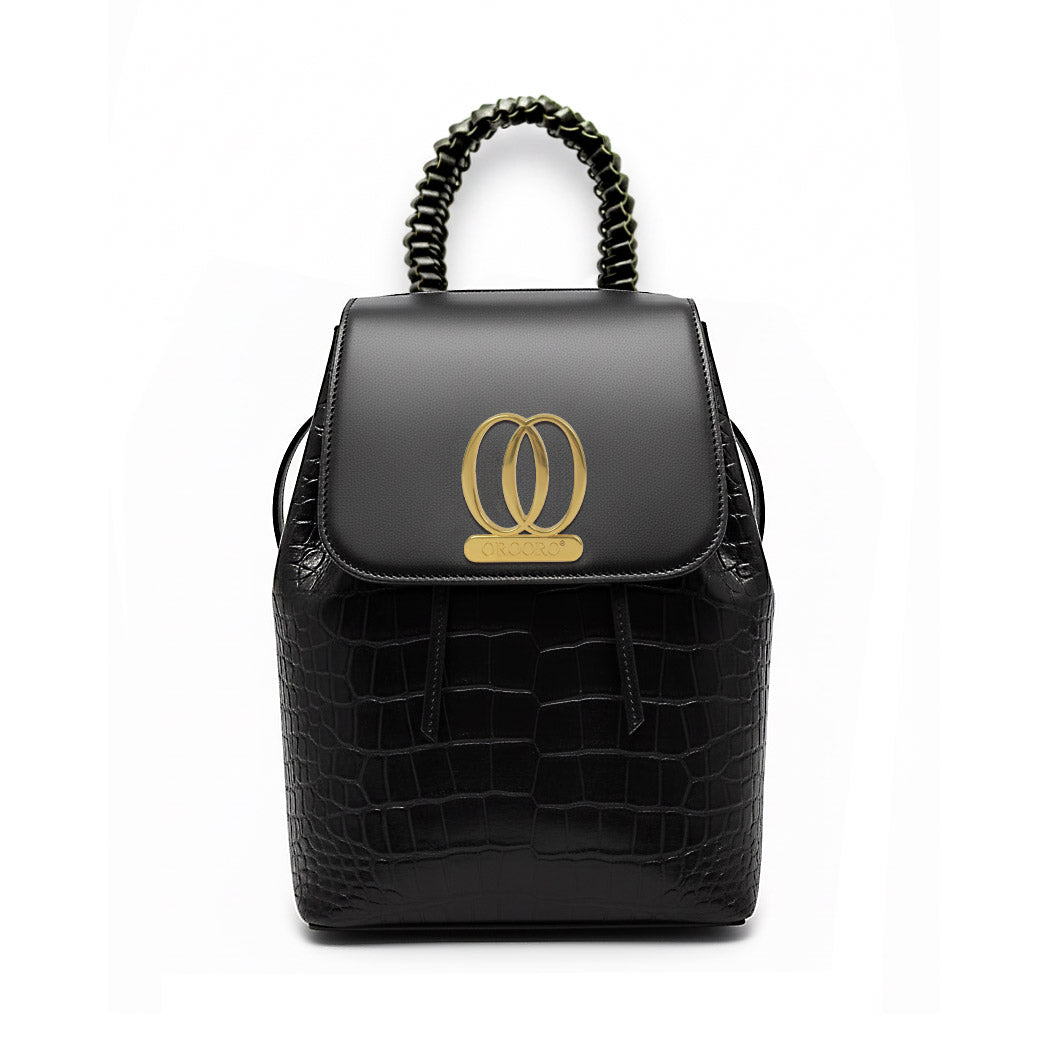 INTRECCIO | Borsa Luxury Handmade in Pelle Stampa Cocco e Nappa