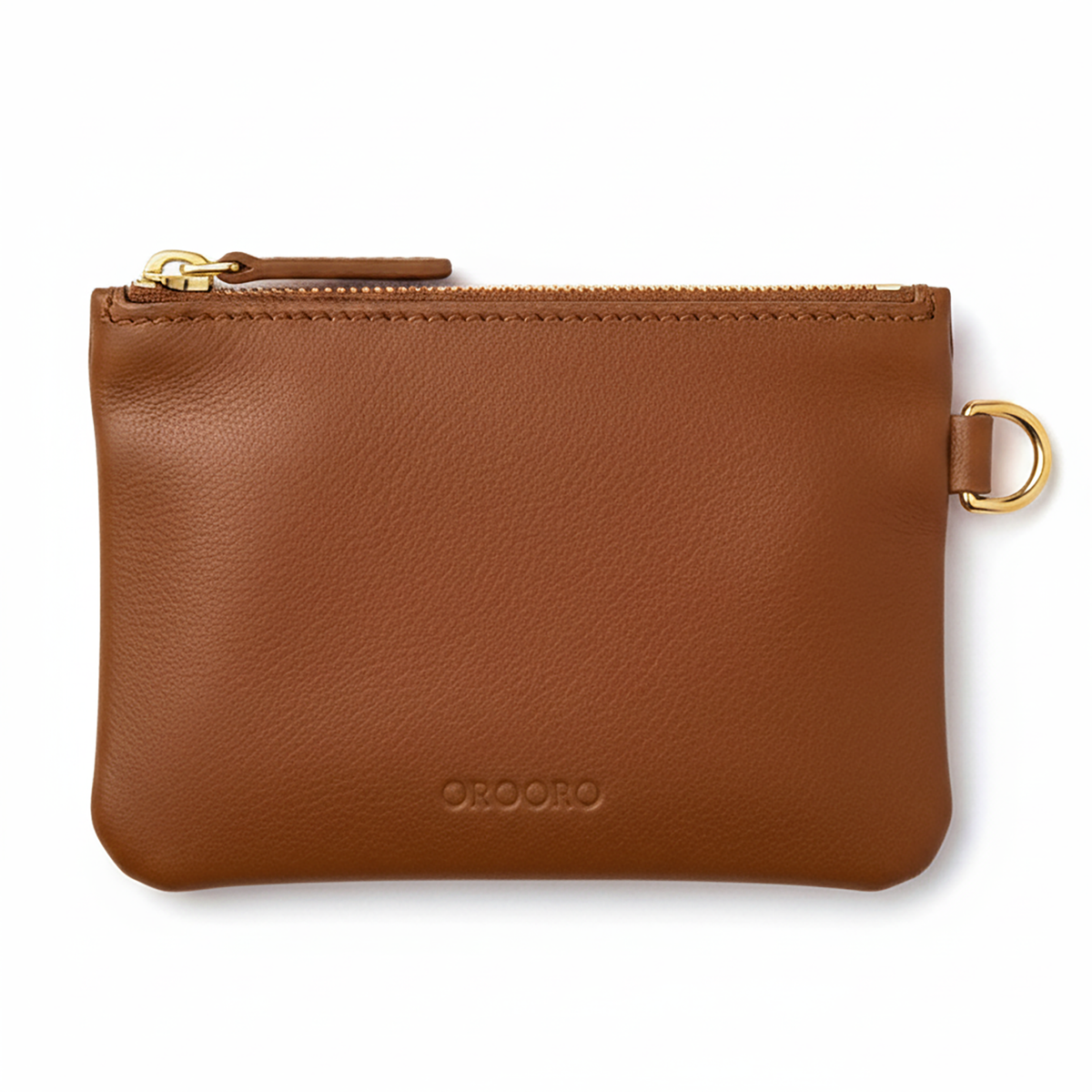 Borsellino Zip OROORO® Desiderium in Pelle Nappa Praline