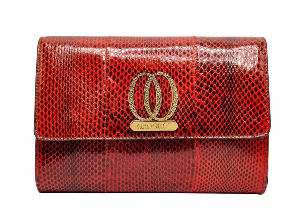SEGRETO | Clutch in Pelle Ayers e Cristalli Swarovski®