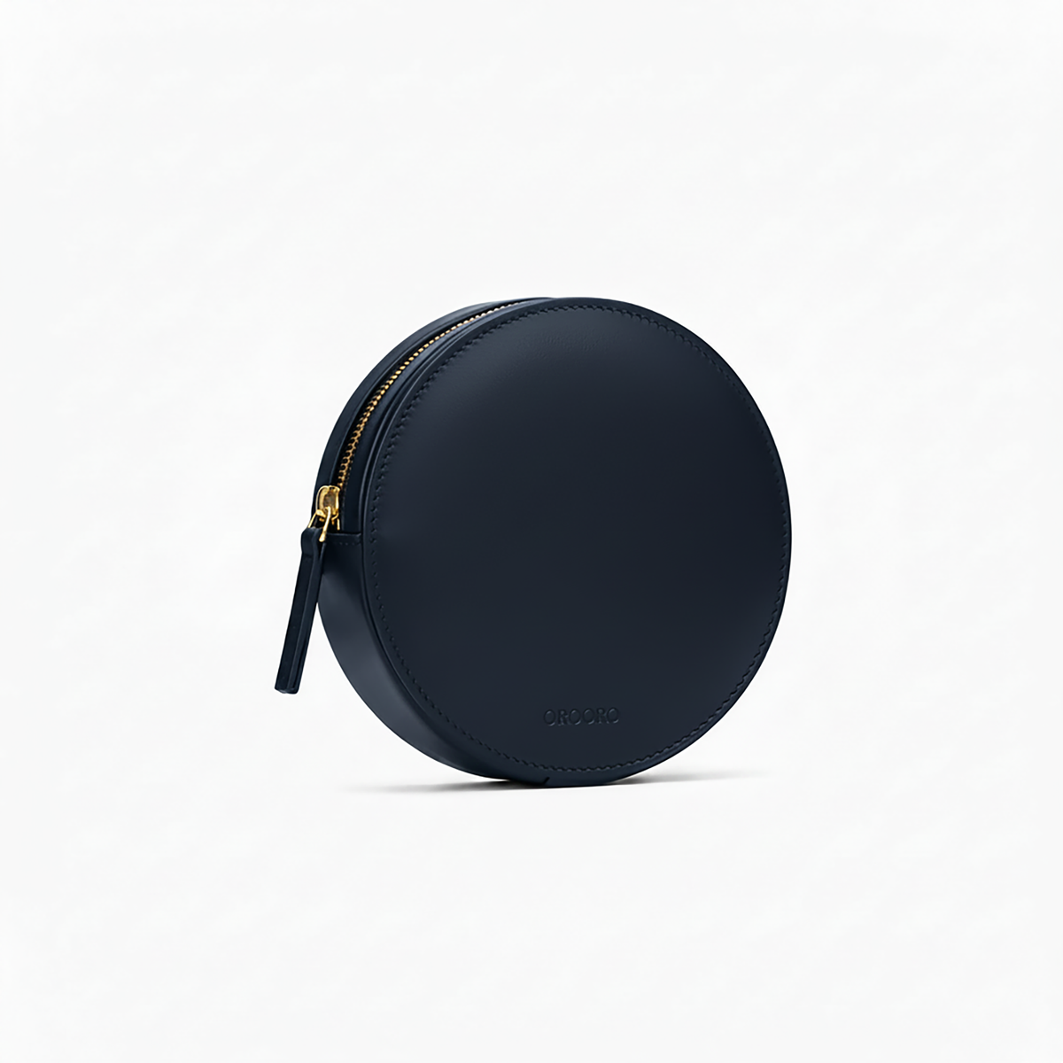 Marsupio circolare Deep Navy OROORO con logo monocromatico