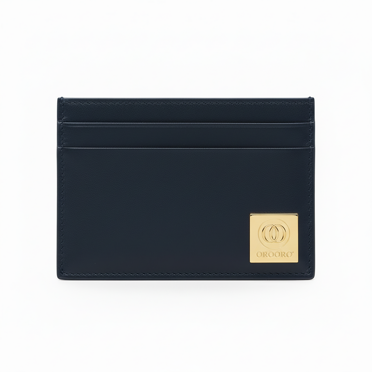 Porta Carte Nappa Placca Gold OROORO® — Desiderium