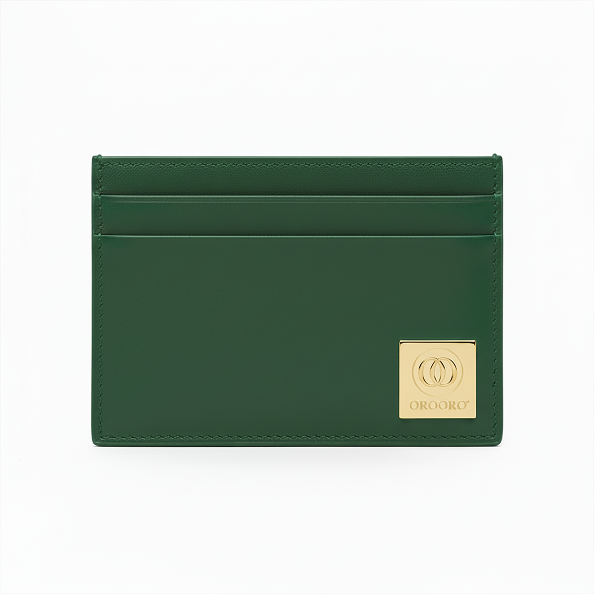 Porta Carte Nappa Placca Gold OROORO® — Desiderium