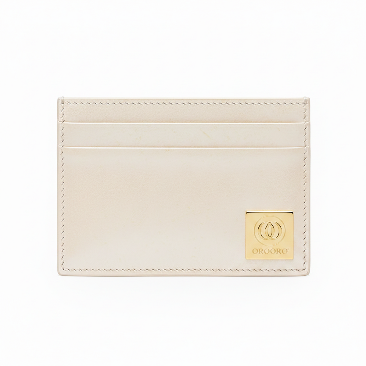 Porta Carte Nappa Placca Gold OROORO® — Desiderium