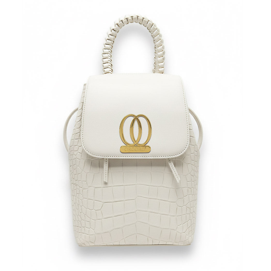 INTRECCIO | Borsa Luxury Handmade in Pelle Stampa Cocco e Nappa
